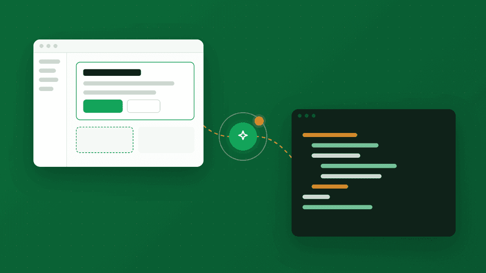 AI agent kết nối canvas thiết kế với mã nguồn